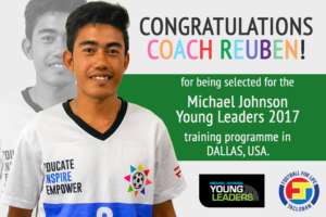 Congratulations to Coach Reuben!