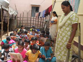 Children at a Guided Learning Centre