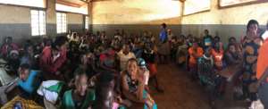 Classroom distribution at the camp
