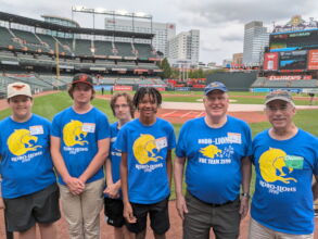 FRC Team throws the first pitch at Orioles game