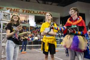 Team selects Alliance partner at tournament.