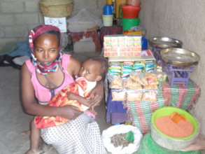 Mihret in her shop