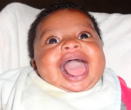 One happy baby