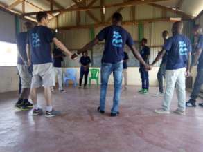 IsraAID team in Kakuma, during team building