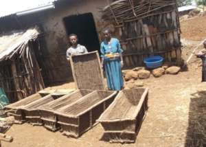 Hives can be made locally, ensuring sustainability