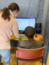 practicing communication through typing