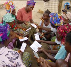 Club members in a training session
