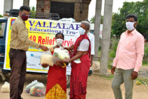Leprosy women receiving support