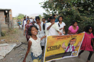 Students awareness raising to end child marriage