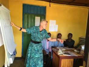 Katy during a teacher-training session.