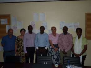R-L Katy (3rd) & Anne (6th) at a Planning Workshop