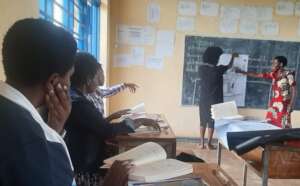 Josephine training other teachers to use the NOEC