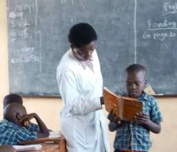 Reading aloud with Teacher Claudine