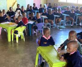 One half of the pre-primary pupils