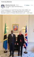 The Hon. High Commissioner Kairuki and Katy i