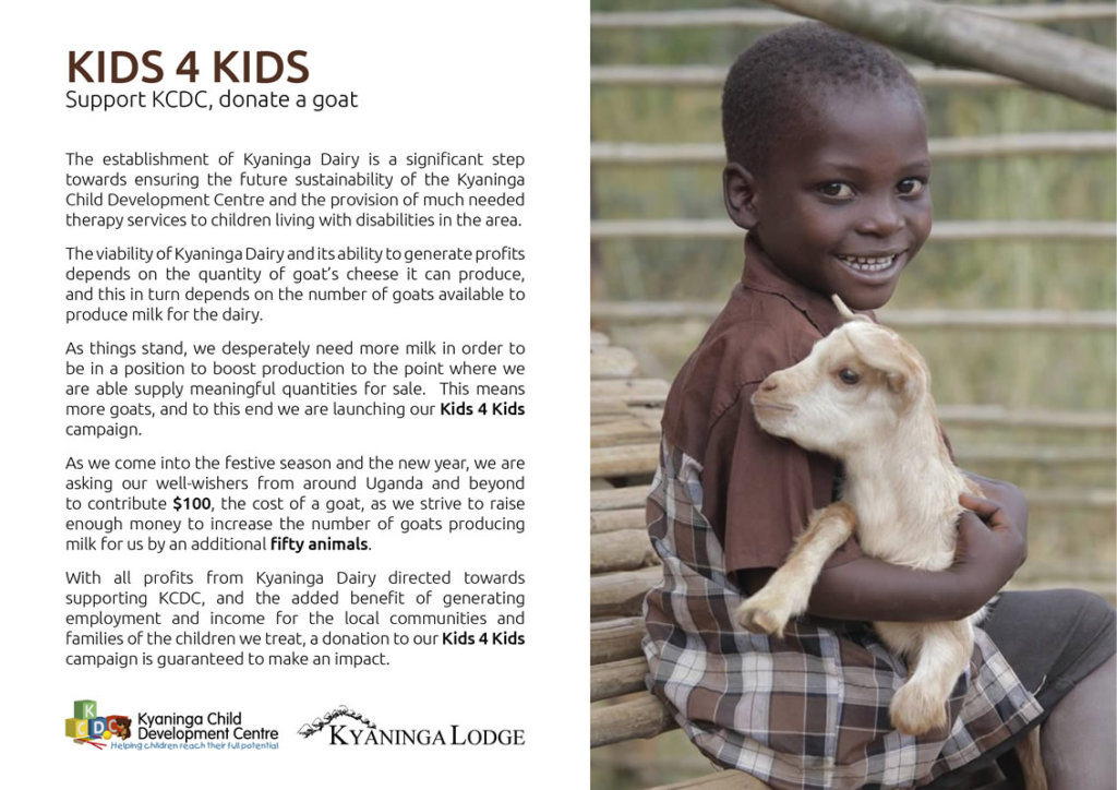 Buy 50 goats for Kyaninga CDC - Kids 4 Kids