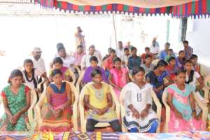 Rescued children and girls from Odisha state