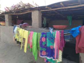 Living huts for Migrated families