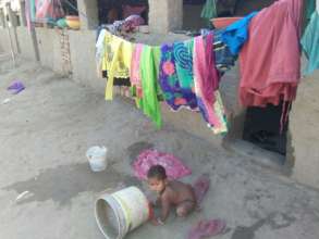 Kid stay at home while parents work