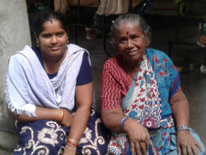 our home staff MS.Alagumani with an inmate