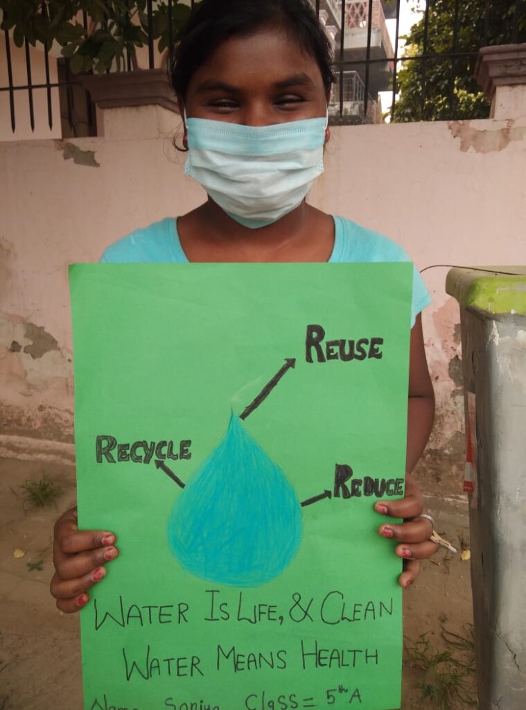 Raveena - girl child from the Arushi girls home