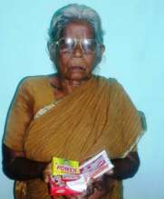 Chellamm (77) received support from your donation