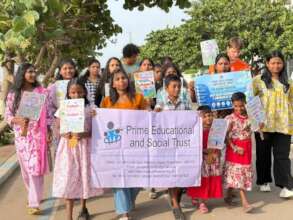 Beach Walk for better tomorrow