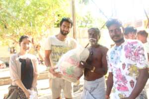 De-Addiction Cloth distribution for homeless