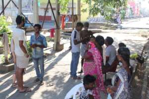 De-Addiction Cloth distribution for homeless