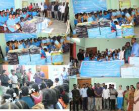 Distribution of school supplies