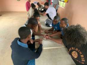 Elangeni Homework Club on their first day