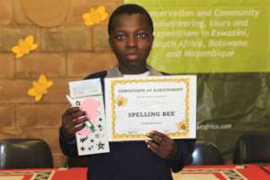 Spelling bee certificate of participating