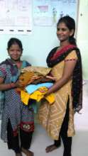 Clothes distributed for girls