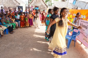 Cultural programme by adolescent girls