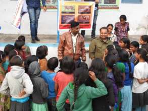 Collating information from children in Udaipur!