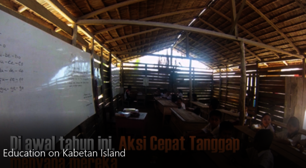 School for Outer Island in Indonesia