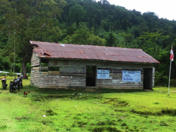 School for Outer Island in Indonesia