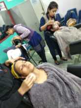 Beauty Skill students - assessment session