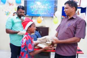 Distributing new clothes