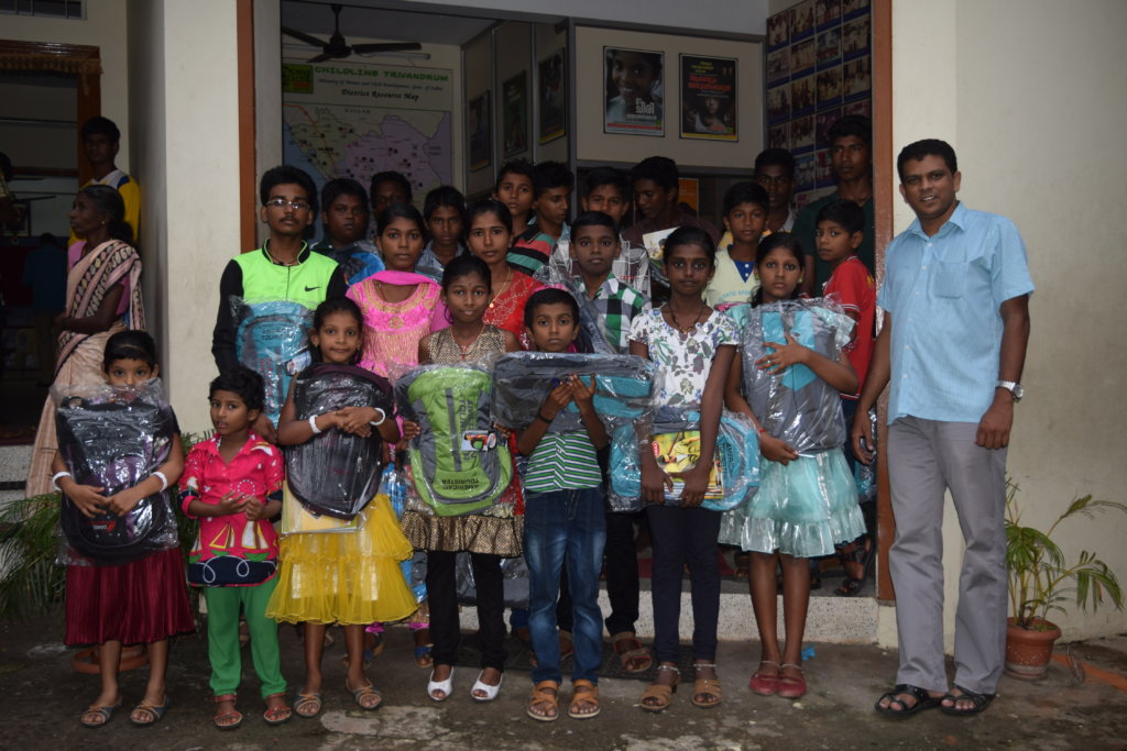 Clothes for 300 Children At Don Bosco Trivandrum