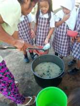 clean water for healthy soup school lunch