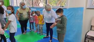 Grandparents Dancing with their Grandchildren