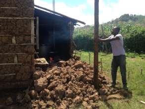 Demolishing the old building to start construction