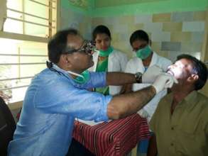 Dr.Sundar Raj, Head & Neck Surgeon  UK in camp