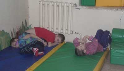 Creating playroom for disabled children in Yelatma