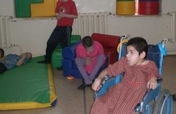 Creating playroom for disabled children in Yelatma