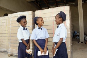 Students of Timeout for Africa, a Girl Fund winner