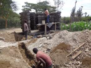 School Kitchen Septic Tank and Pit Latrines