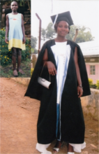Connie-Rose at her graduation