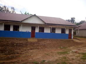 The completed school building